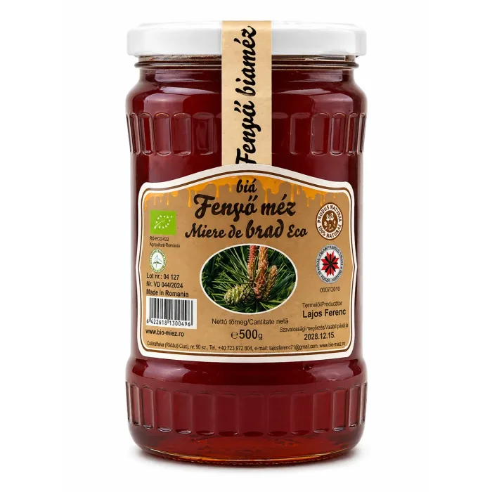 Bio fenyőméz 500 g