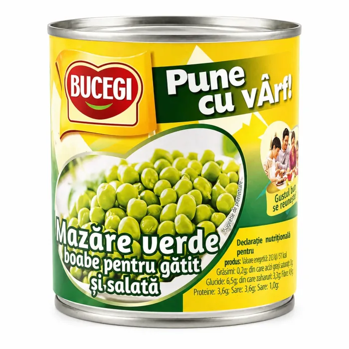 Bucegi zöldborsó 420g