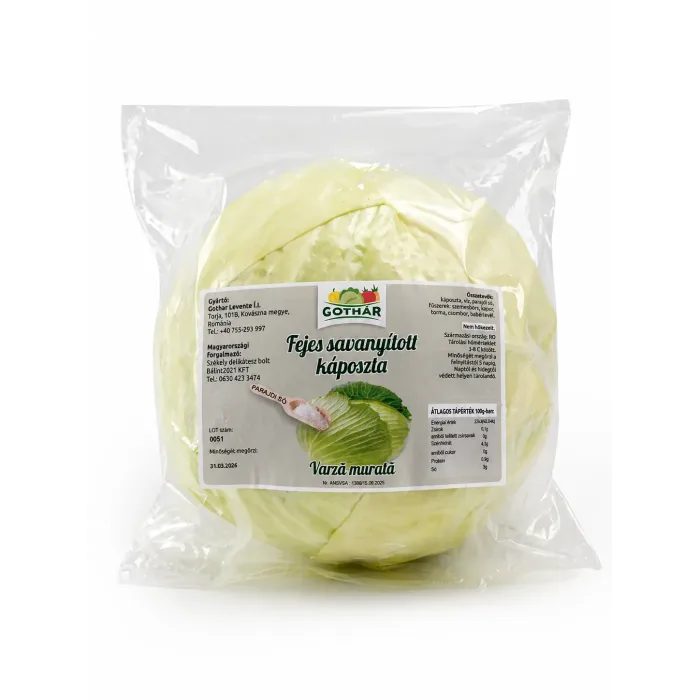 Fejes savanyú káposzta