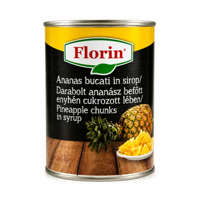 Florin ananász Darabok Szirupban