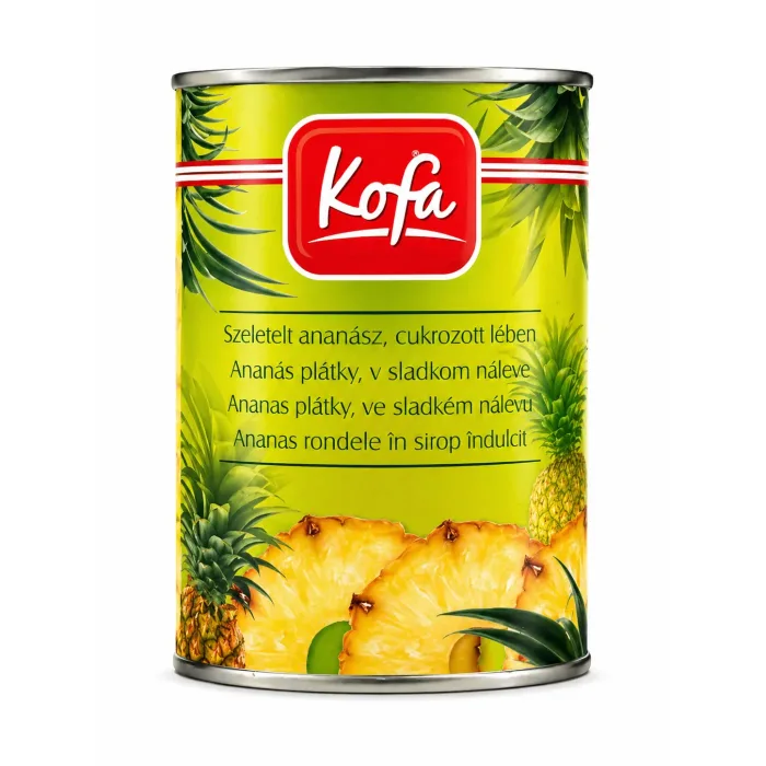 Kofa Szeletelt Ananász Cukrozott Leben