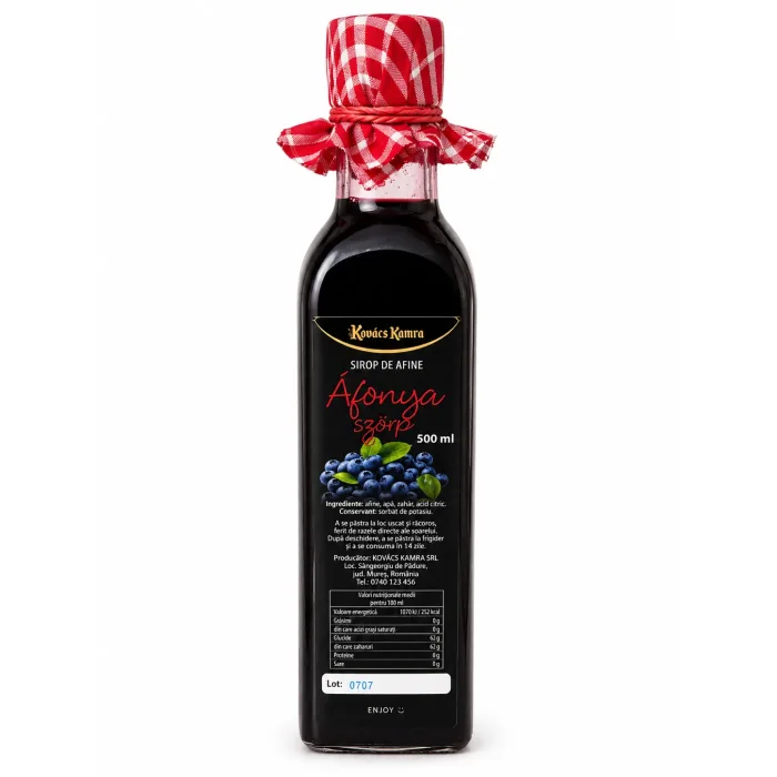 Kovács Kamra áfonya szörp 500 ml