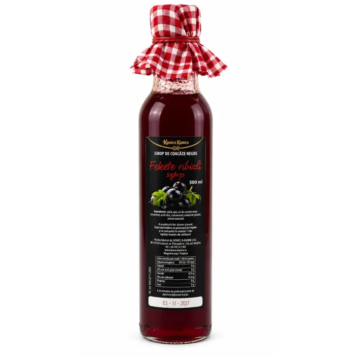 Kovács Kamra fekete Ribizli szörp 500 ml