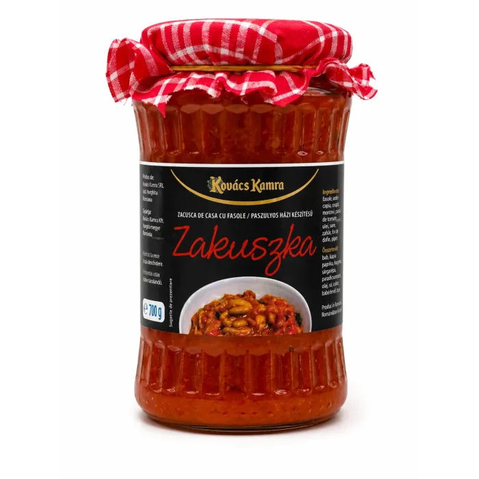 Kovács Kamra házi készítésű  Paszulyos Zakuszka 700 g