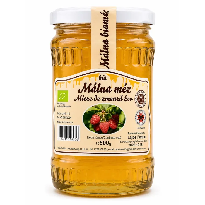 Bio málnaméz 500 g