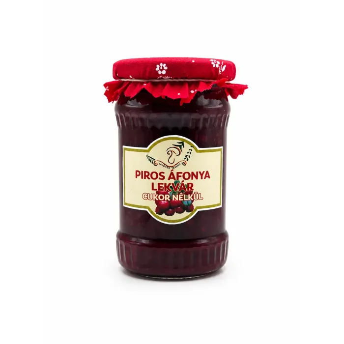 Vörös áfonyalekvár – cukormentes 300 g