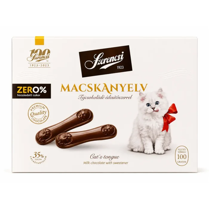 Szerencsi Zero macskanyelv 100g
