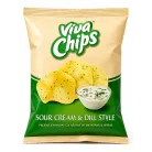 Viva Chips tejfölös-kapros 50g