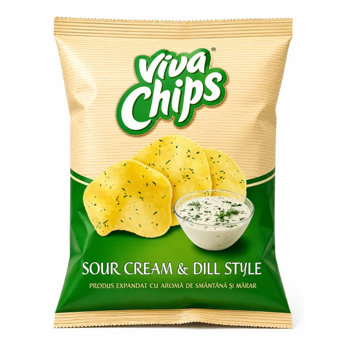 Viva Chips tejfölös-kapros 50g